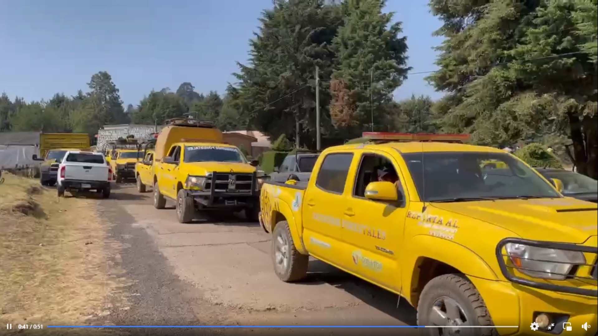 Reanuda EEMI atención del incendio forestal 'Lechuguillas' en Huitzilac