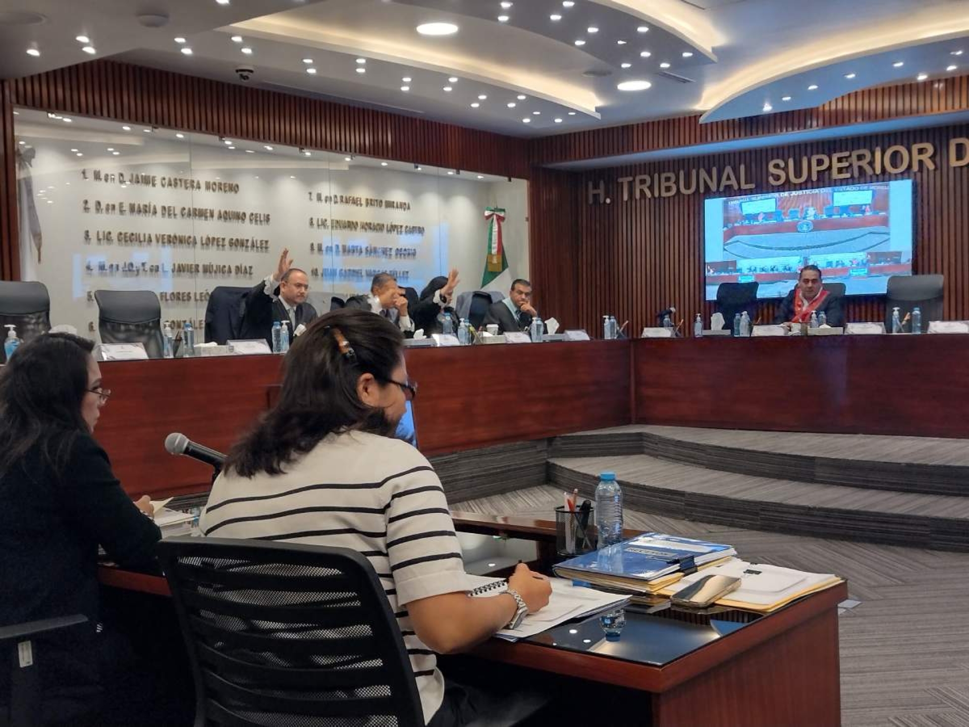 Estancada, sesión en el TSJ