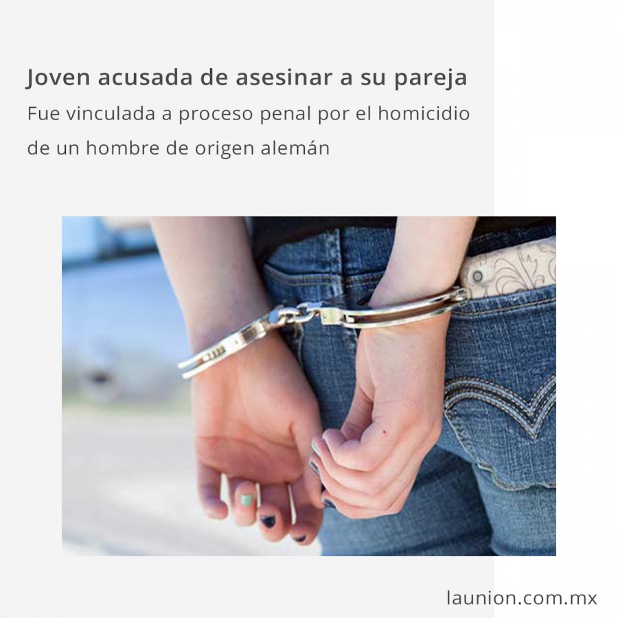 A proceso, una joven acusada de asesinar a su pareja