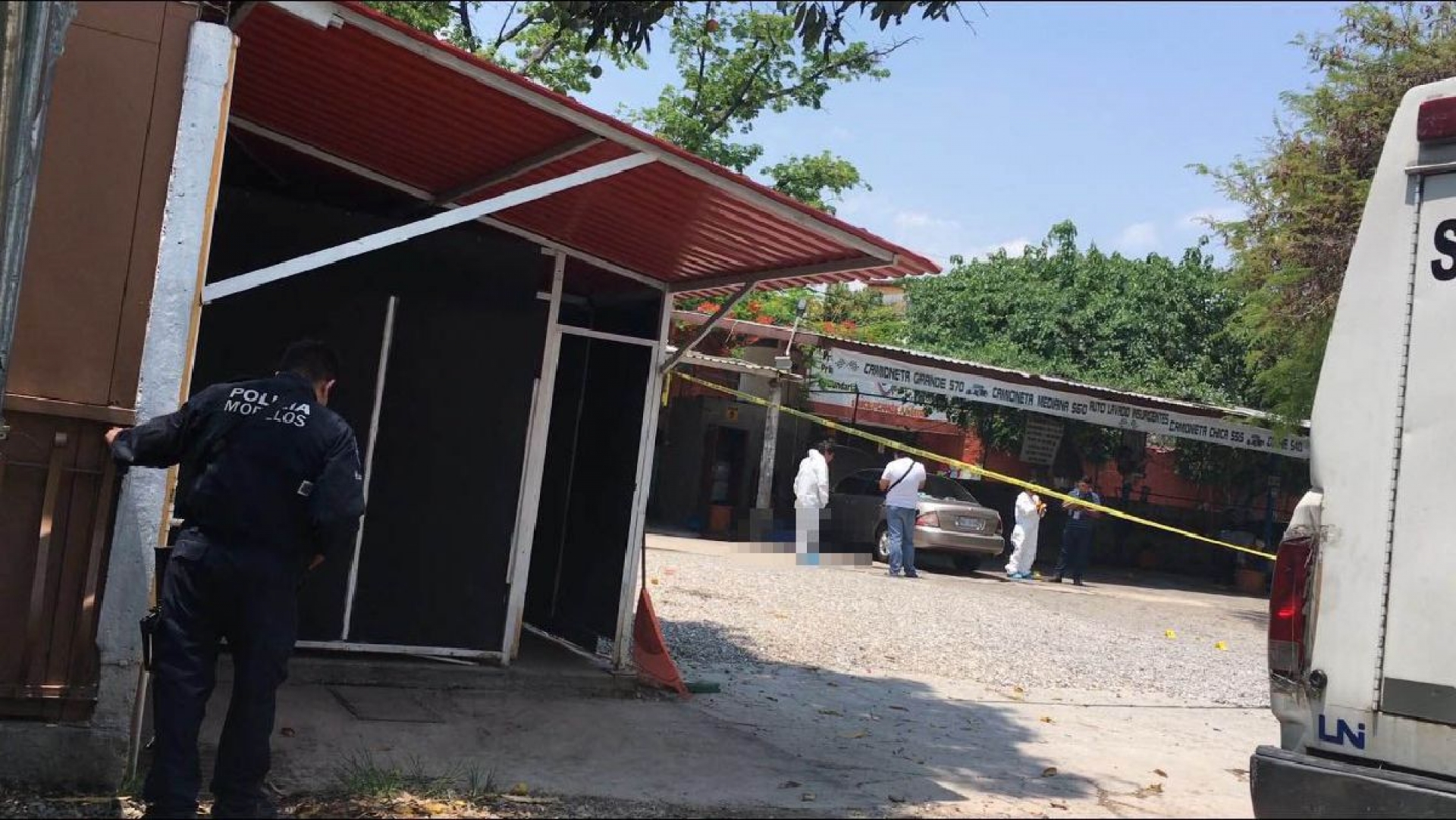Balacera en autolavado de Jiutepec deja dos muertos
