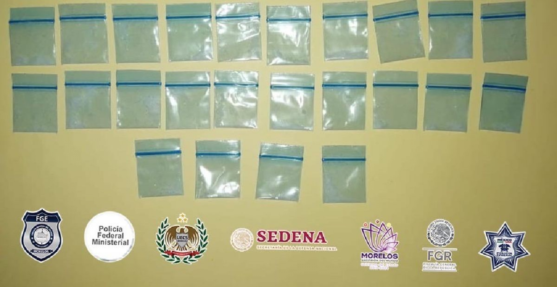 Les hallaron varias dosis de “cristal” y una escopeta