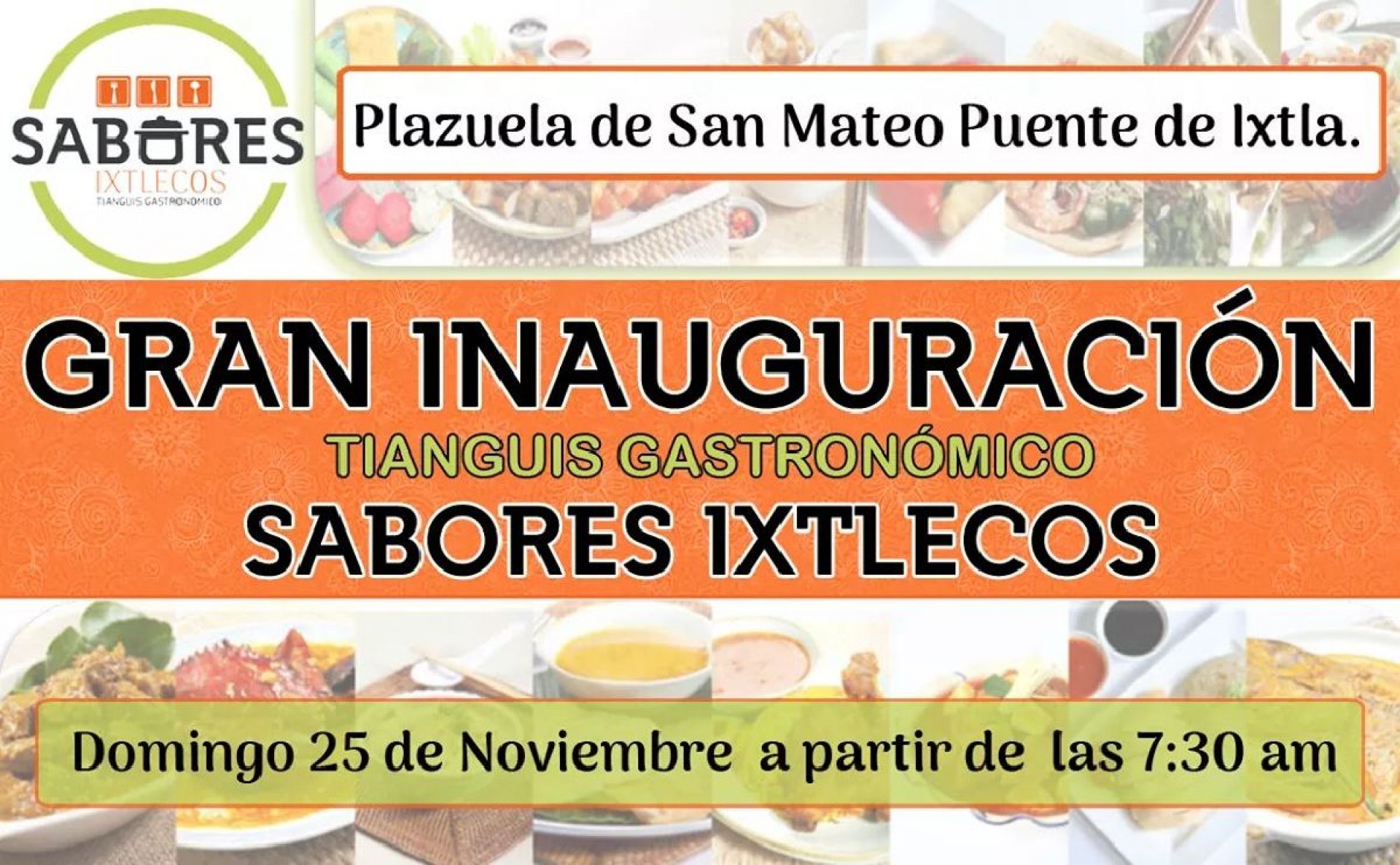 Anuncian tianguis gastronómico en Puente de Ixtla