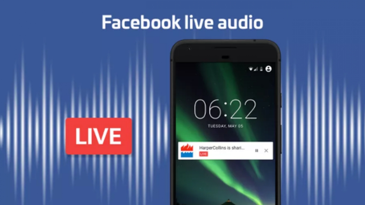 Facebook ya permite realizar transmisiones de audio en vivo