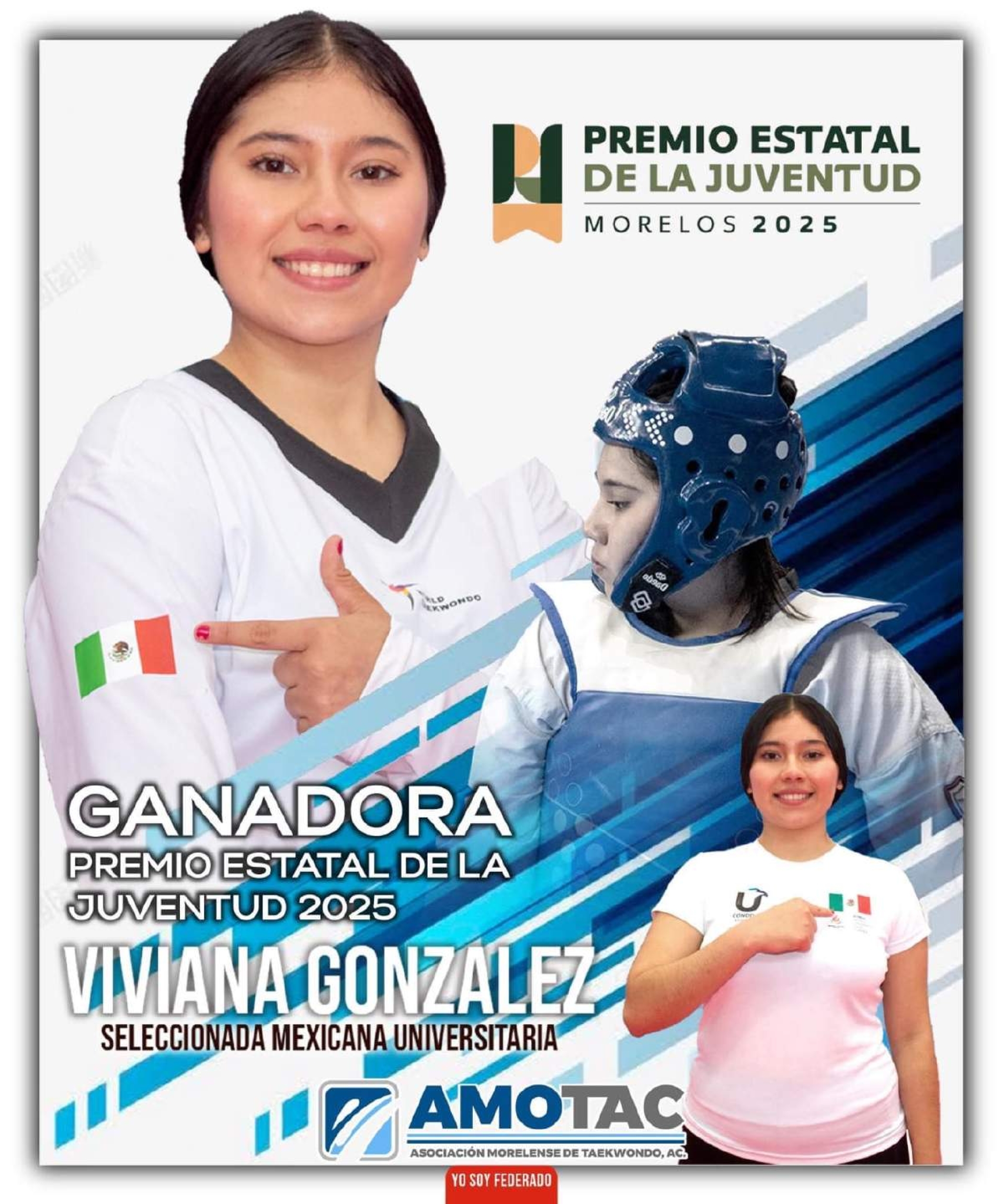 Gana Premio Estatal de la Juventud 2025