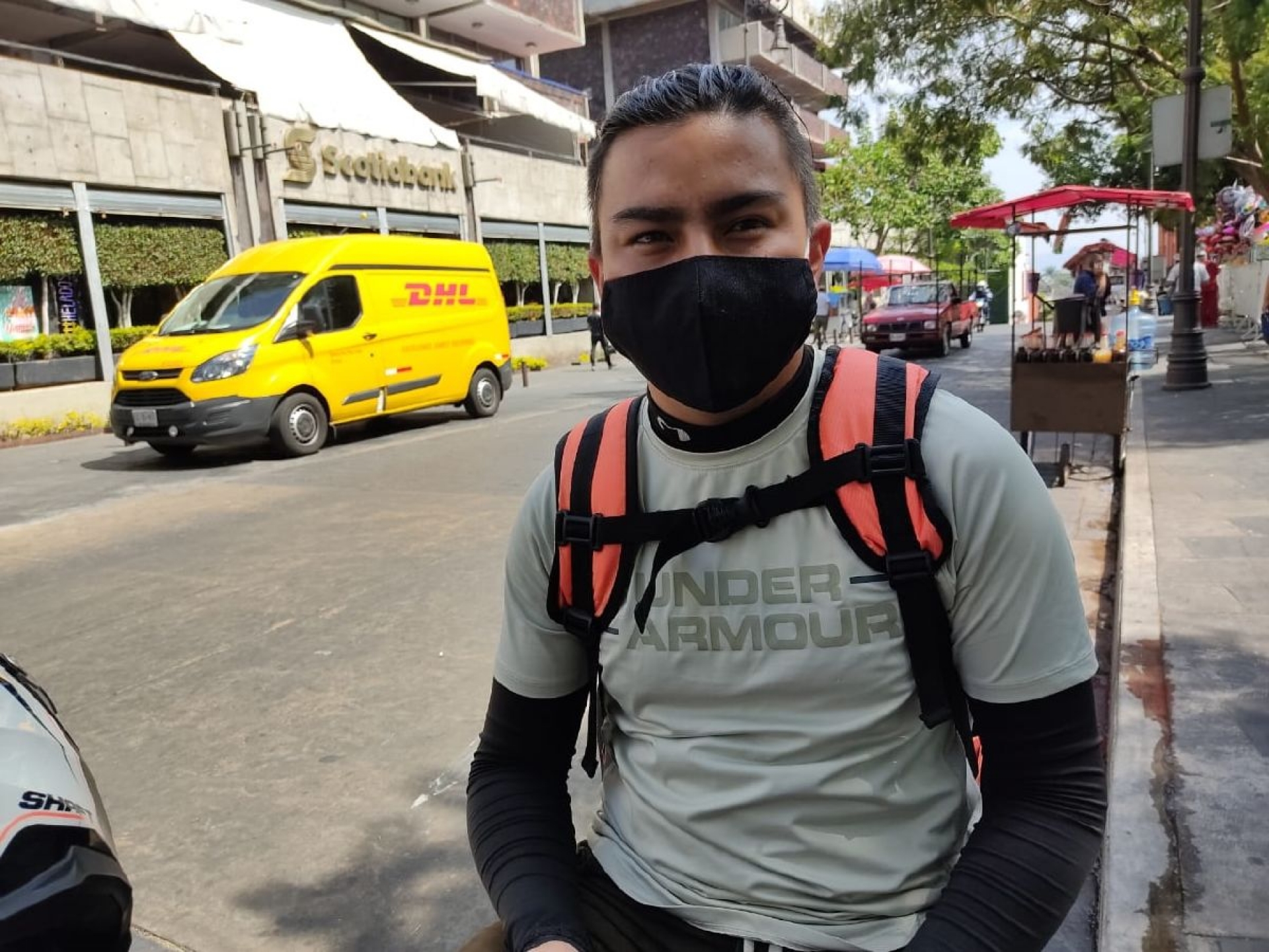 Teme que le roben su moto