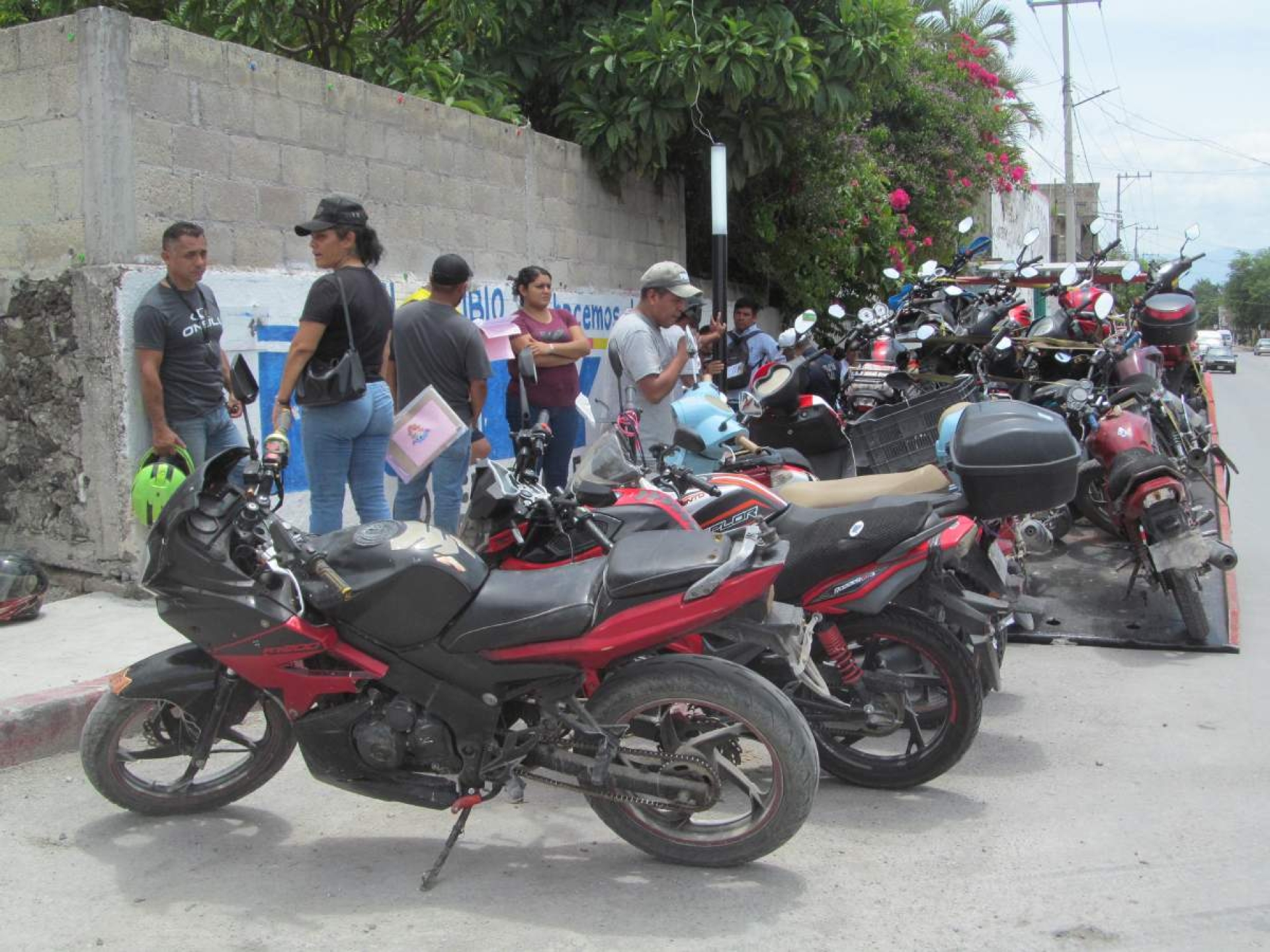 Realizan operativo moto segura en Tlaquiltenango
