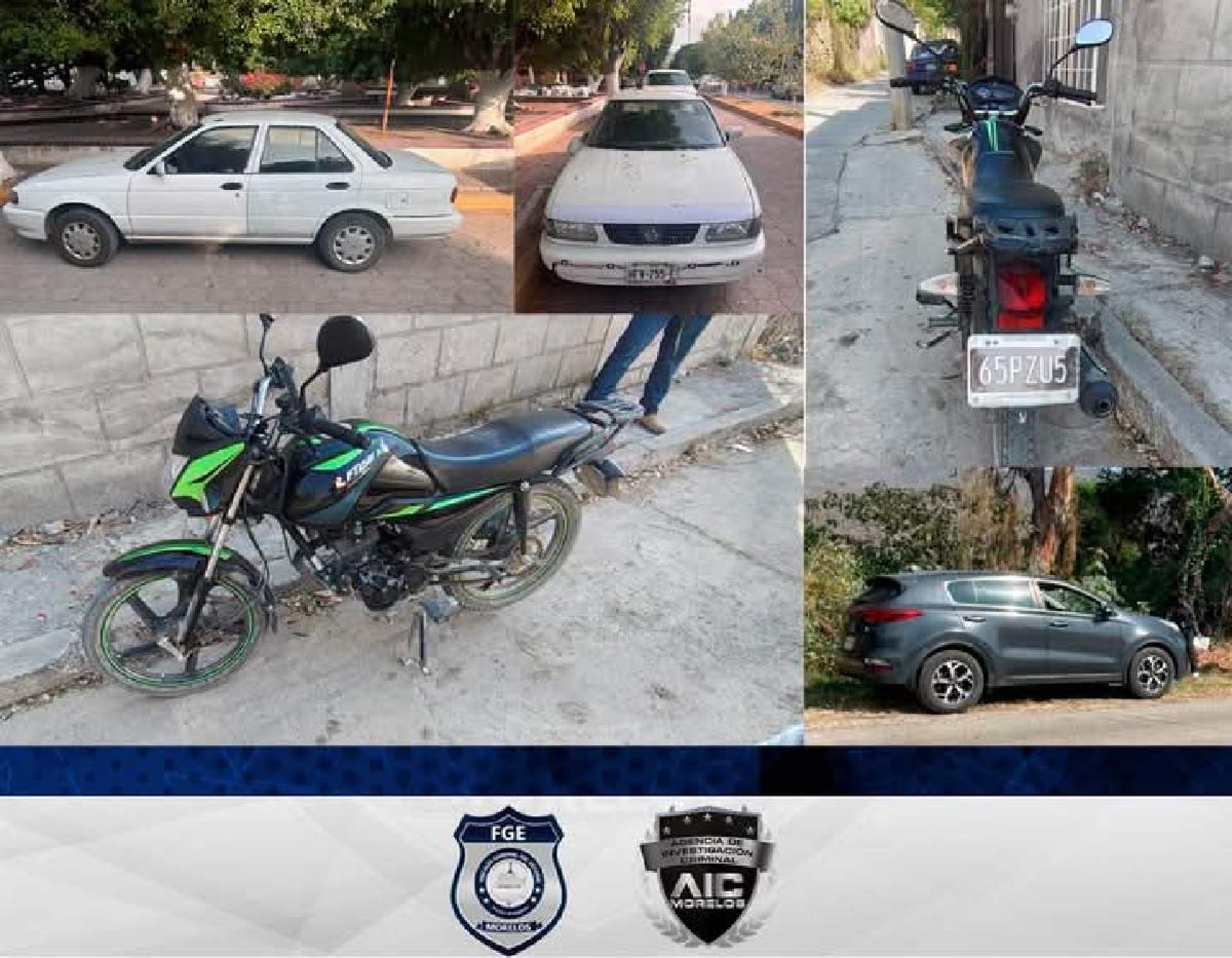 Hallan tres vehículos abandonados en la zona sur