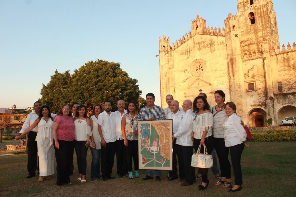 Recibe Yecapixtla copia facsimilar de un mapa histórico del siglo XVI