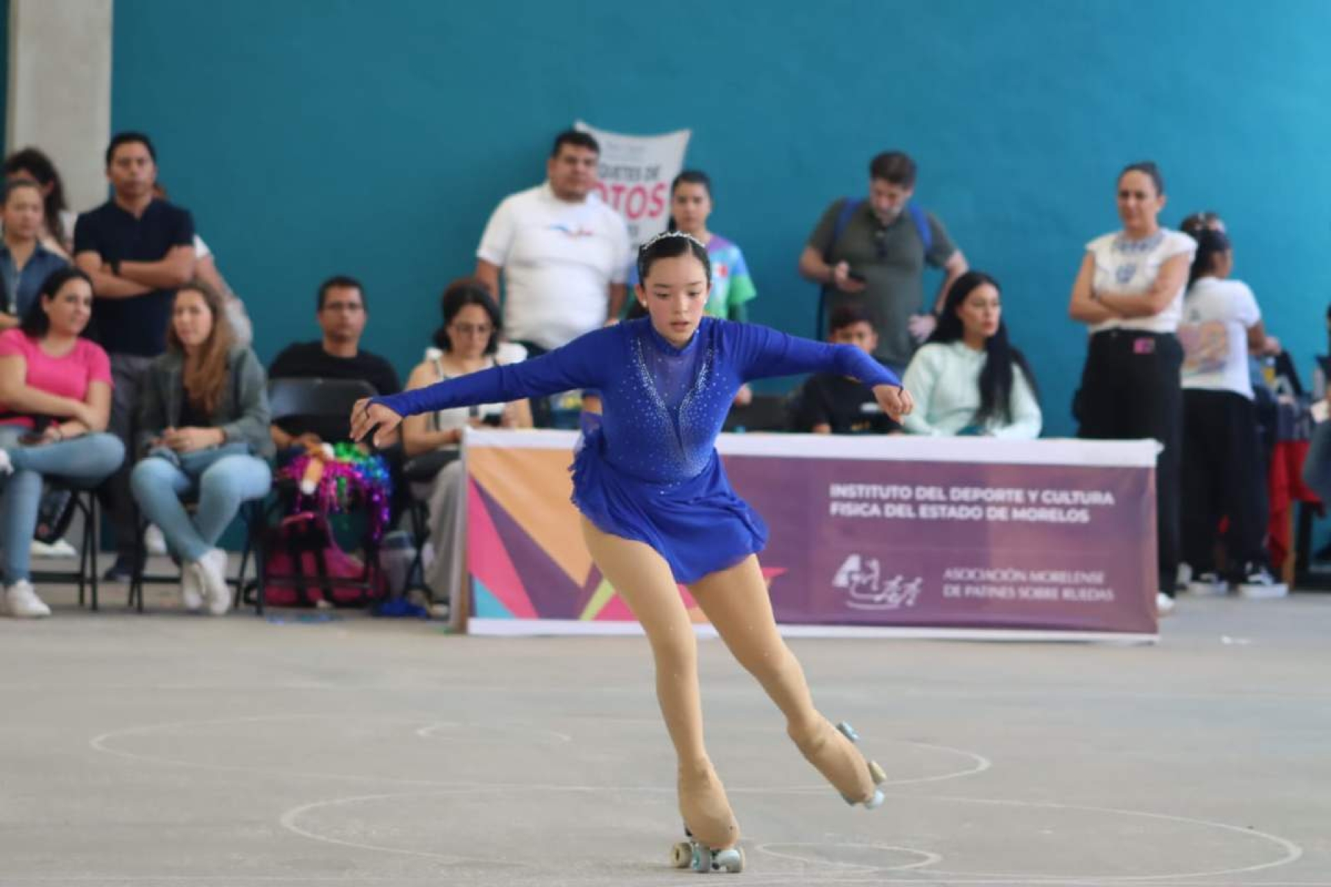 Brilla Oaxtepec con certamen de patinaje
