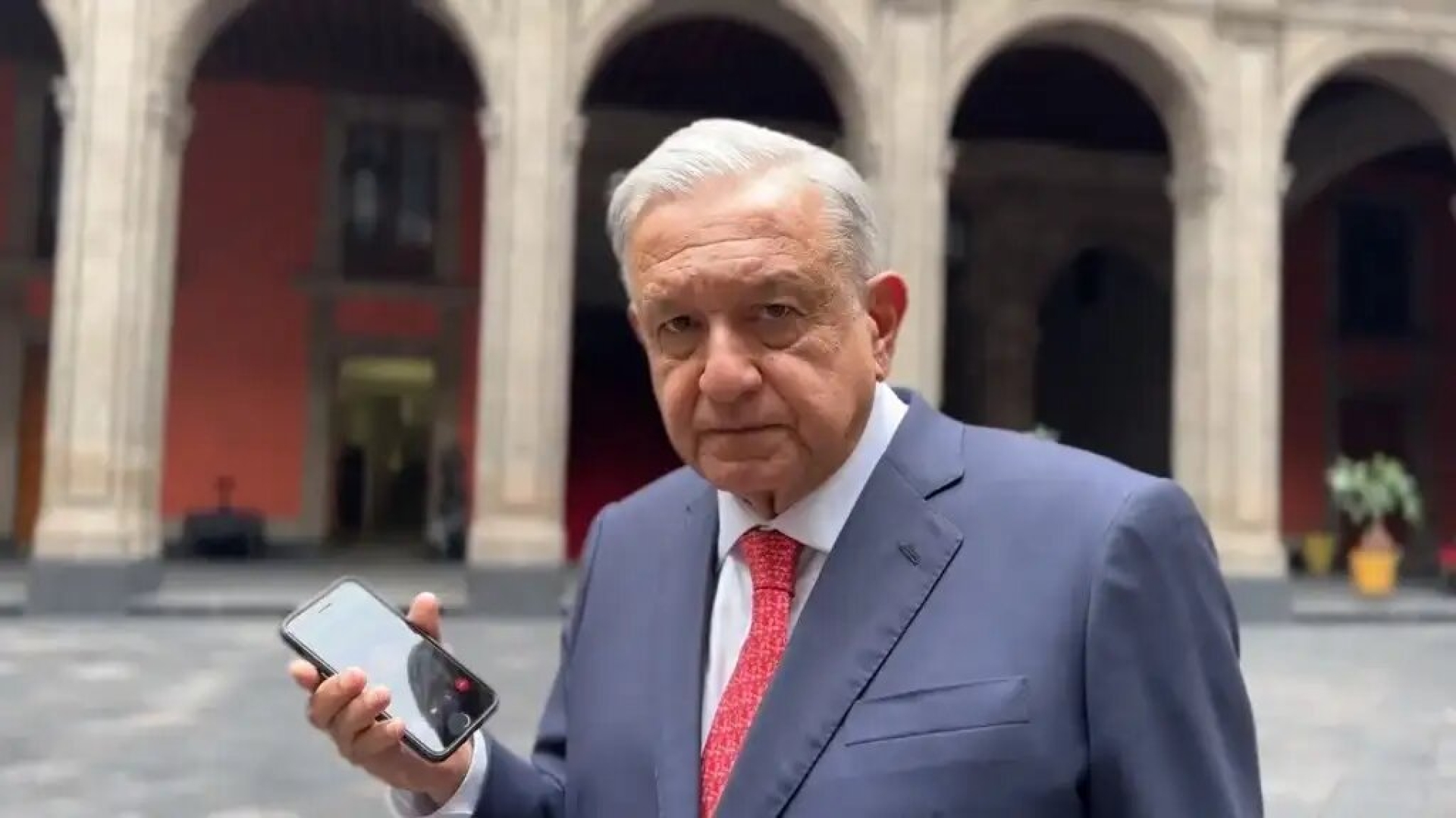'Al parecer no fue tan fuerte', dice AMLO sobre sismo