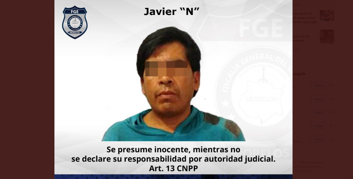 Capturan a individuo que abusaba de una niña