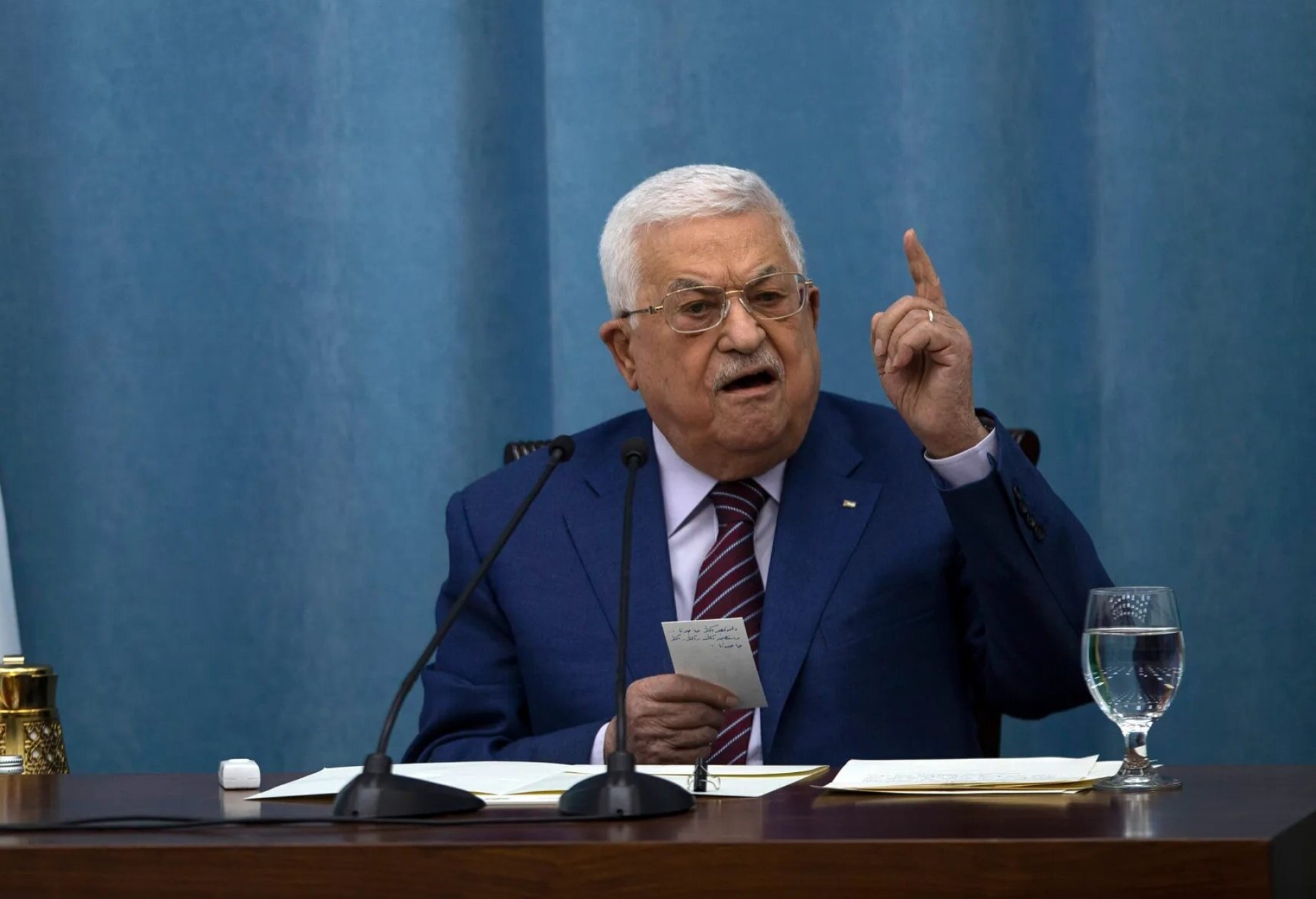 Presidente palestino condena masacres de Israel en Gaza