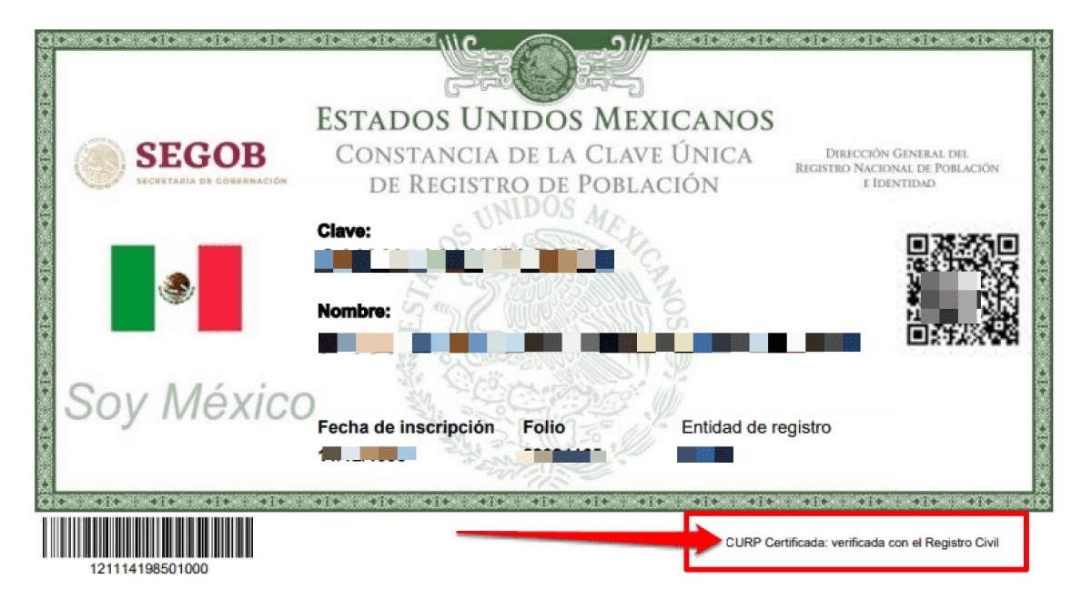 CURP Certificada: ¿Qué es y cómo se tramita?