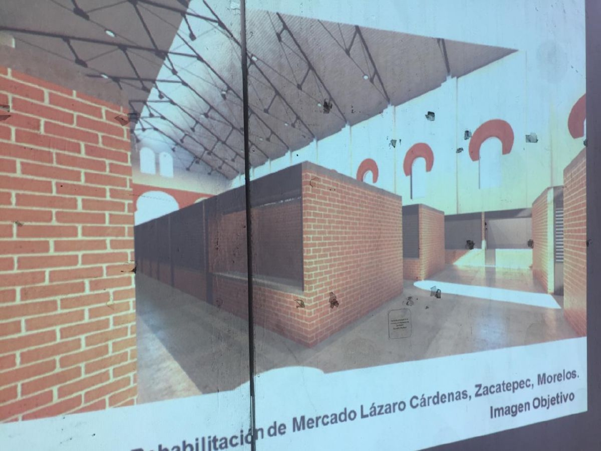 Presentan proyecto de rehabilitación del mercado de Zacatepec