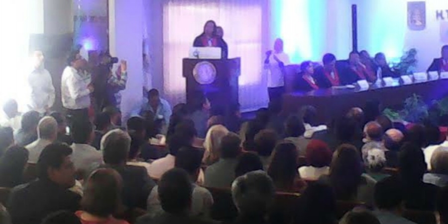 Presenta Nadia Luz Lara último informe de actividades, en el Salón de Plenos del TSJ