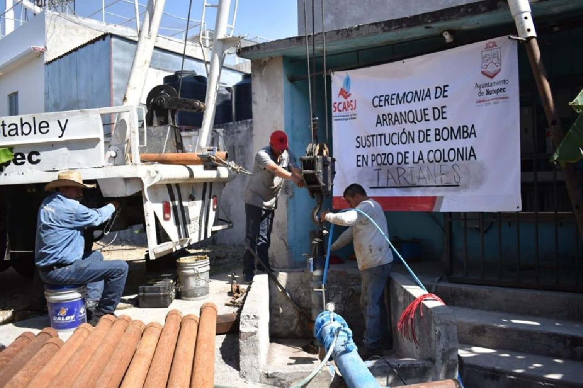 Mejora suministro de agua en Valle de los Tarianes