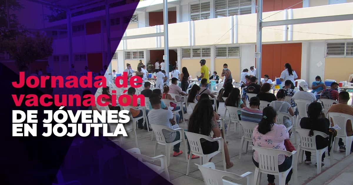 Sin incidentes, aplican primera dosis anticovid a jóvenes en Jojutla