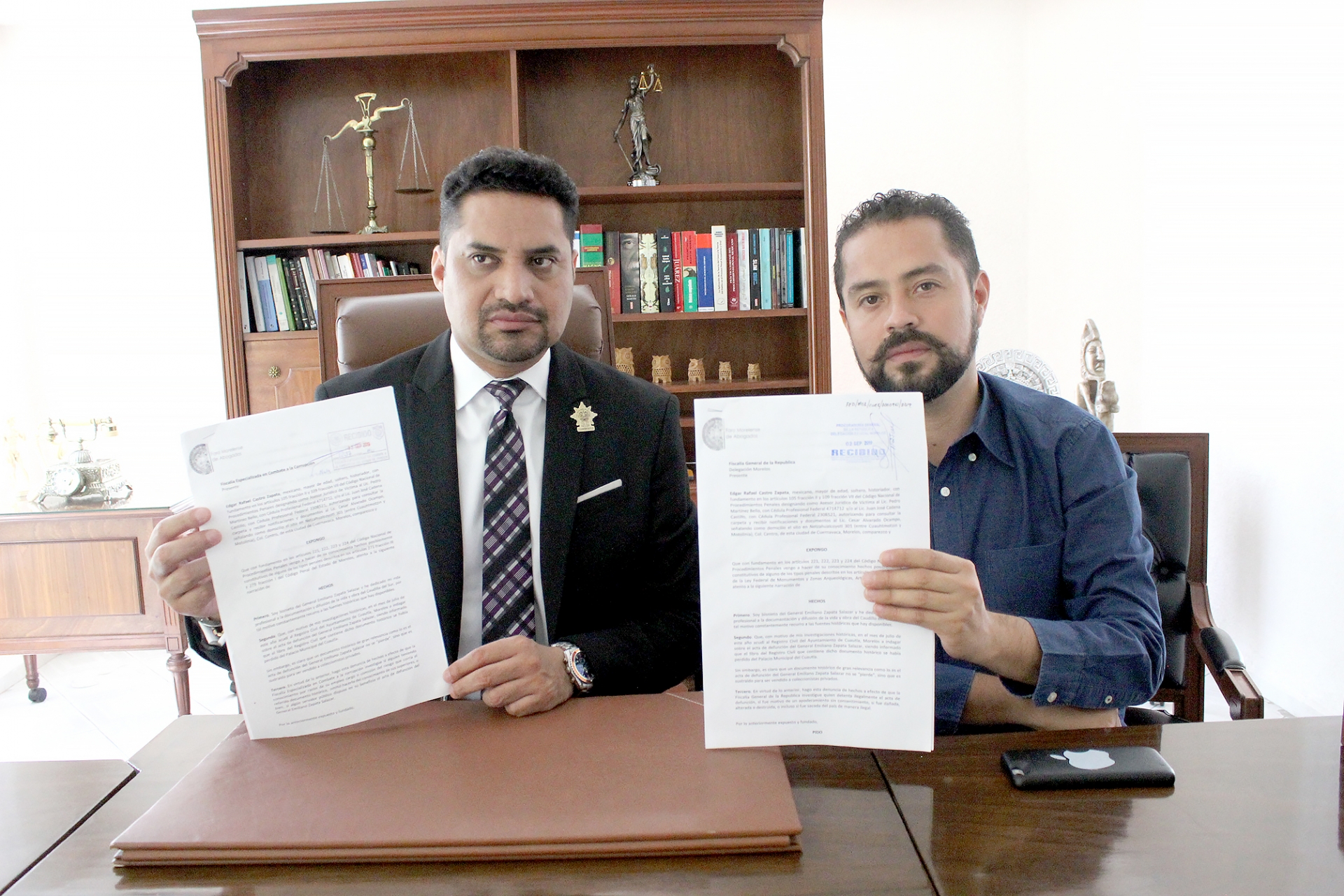 Desaparece acta de defunción de Zapata