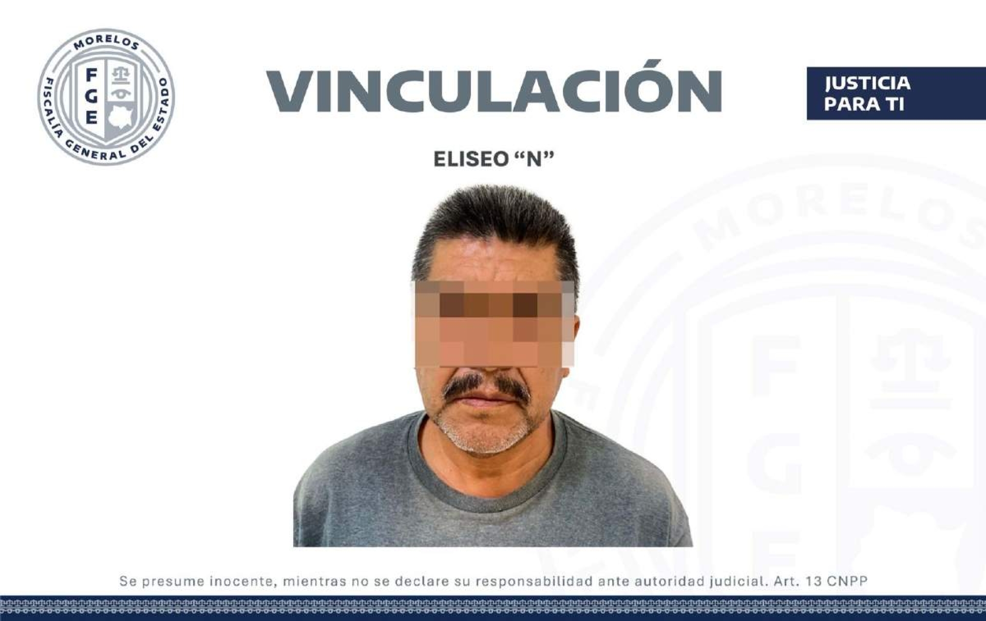 A proceso, individuo acusado de abusar de un niño