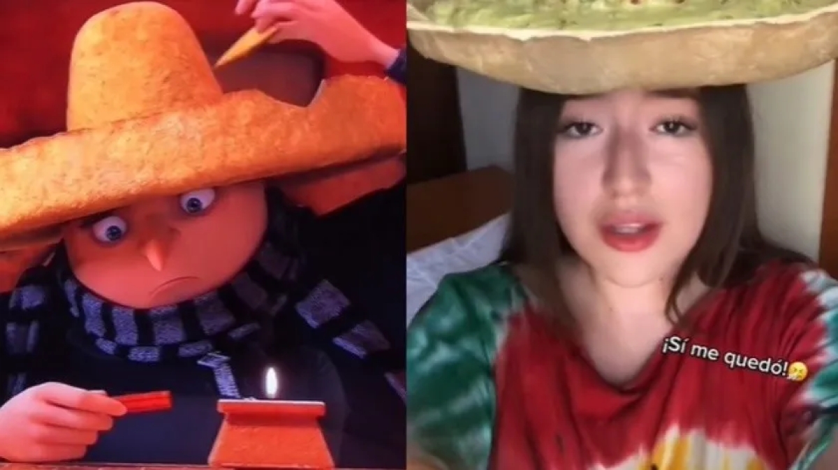 Joven recrea sombrero de nacho y guacamole de 'Mi villano favorito'