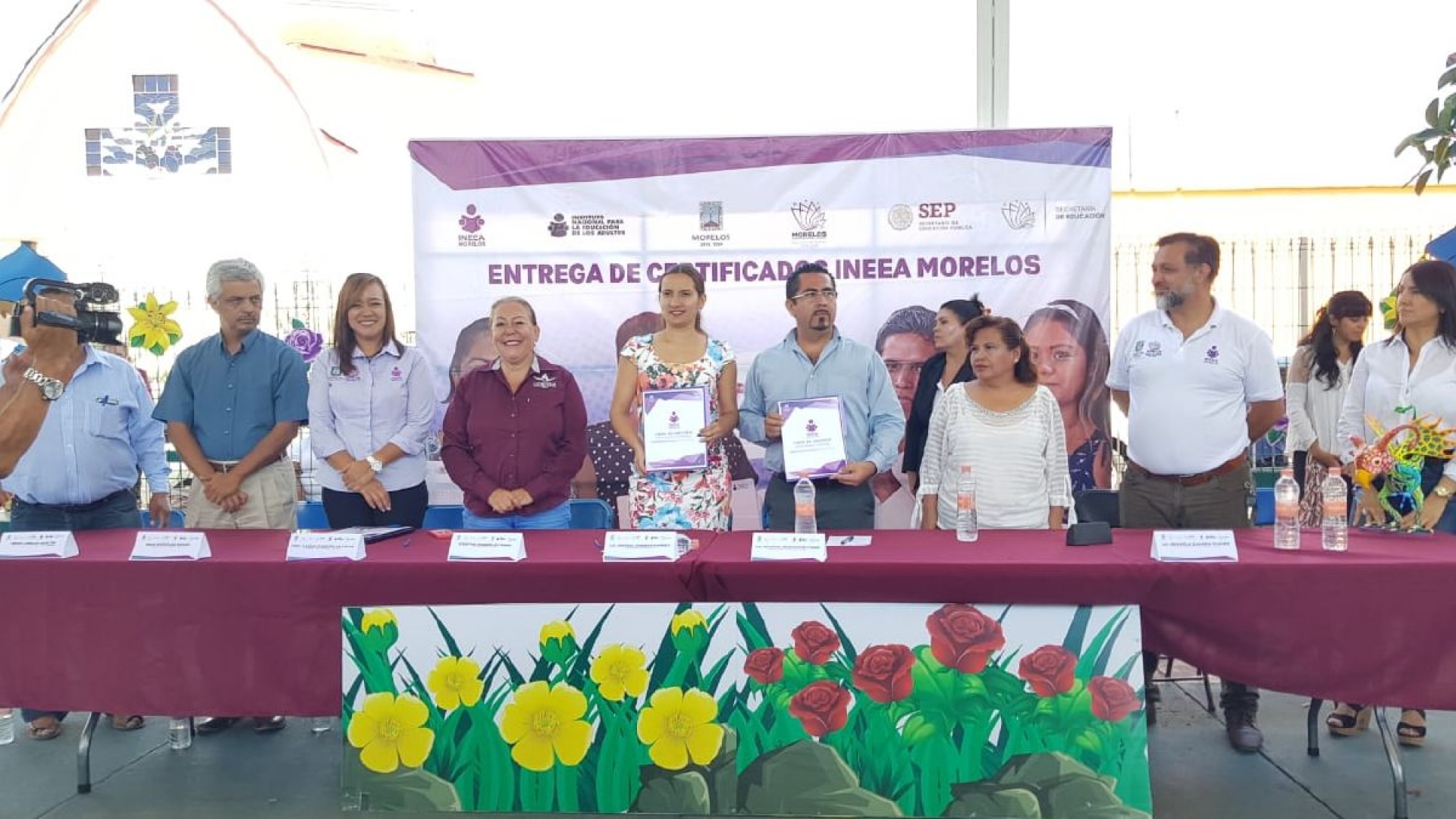 Firman convenio el Ayuntamiento de Cuautla y el Ineea
