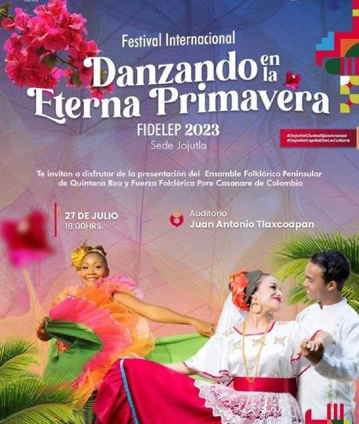 Jojutla será subsede del Festival Internacional “Danzando en la Eterna Primavera”