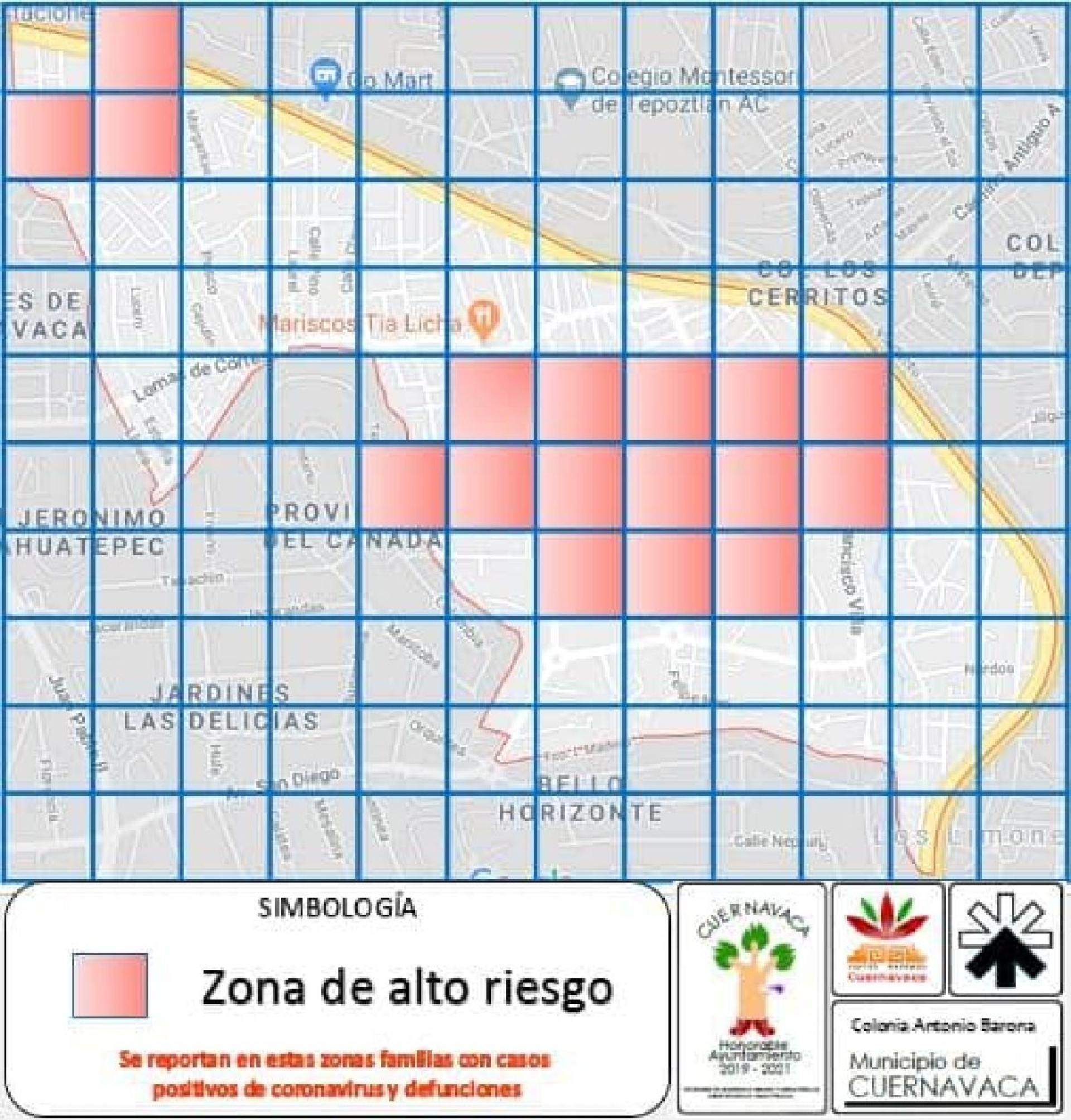 Precisan datos sobre nivel de contagio en la colonia Antonio Barona