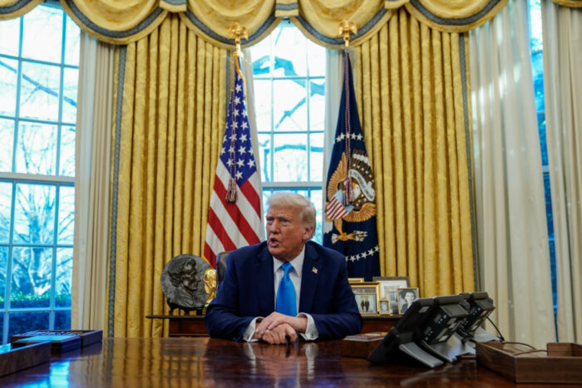Trump advierte que Irán será 'aniquilado' si atentan contra su vida