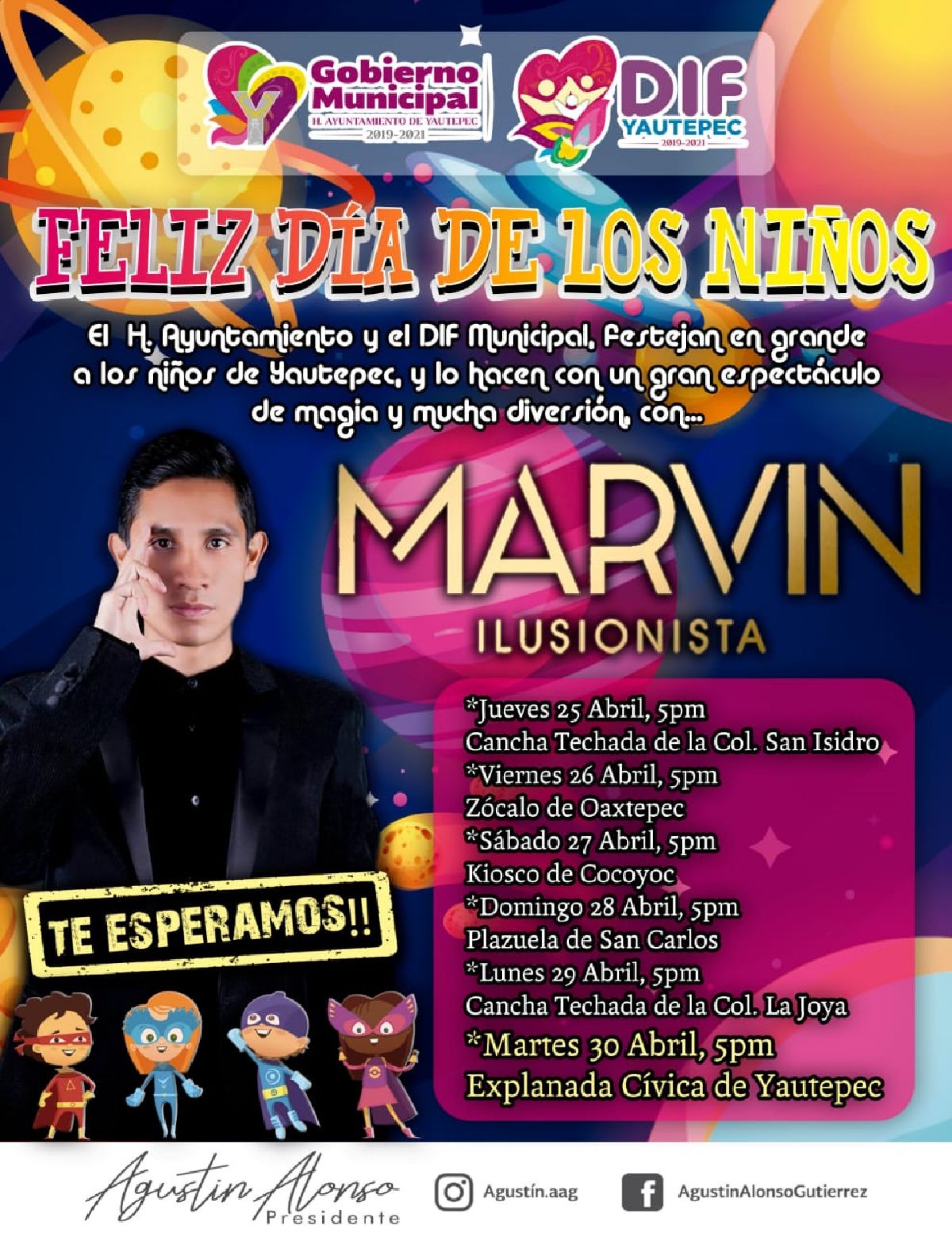 Alista DIF de Yautepec festejos para celebrar el Día del Niño