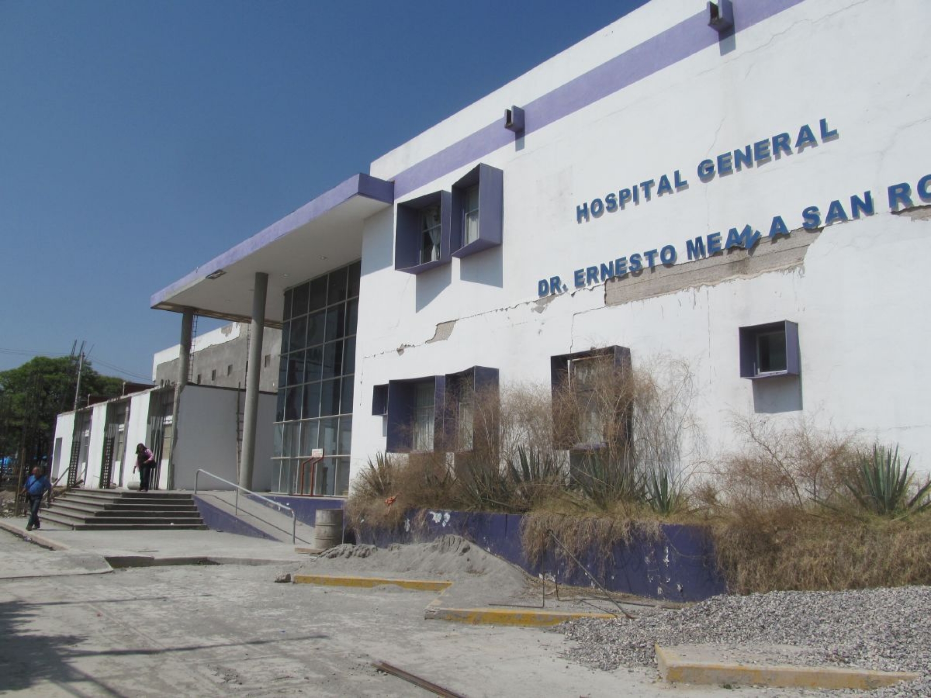 Sin fecha para terminar reconstrucción del Hospital Meana de Jojutla