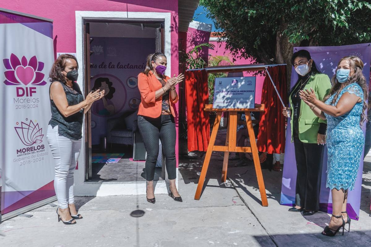 Inaugura DIF estatal seis salas de lactancia en Morelos