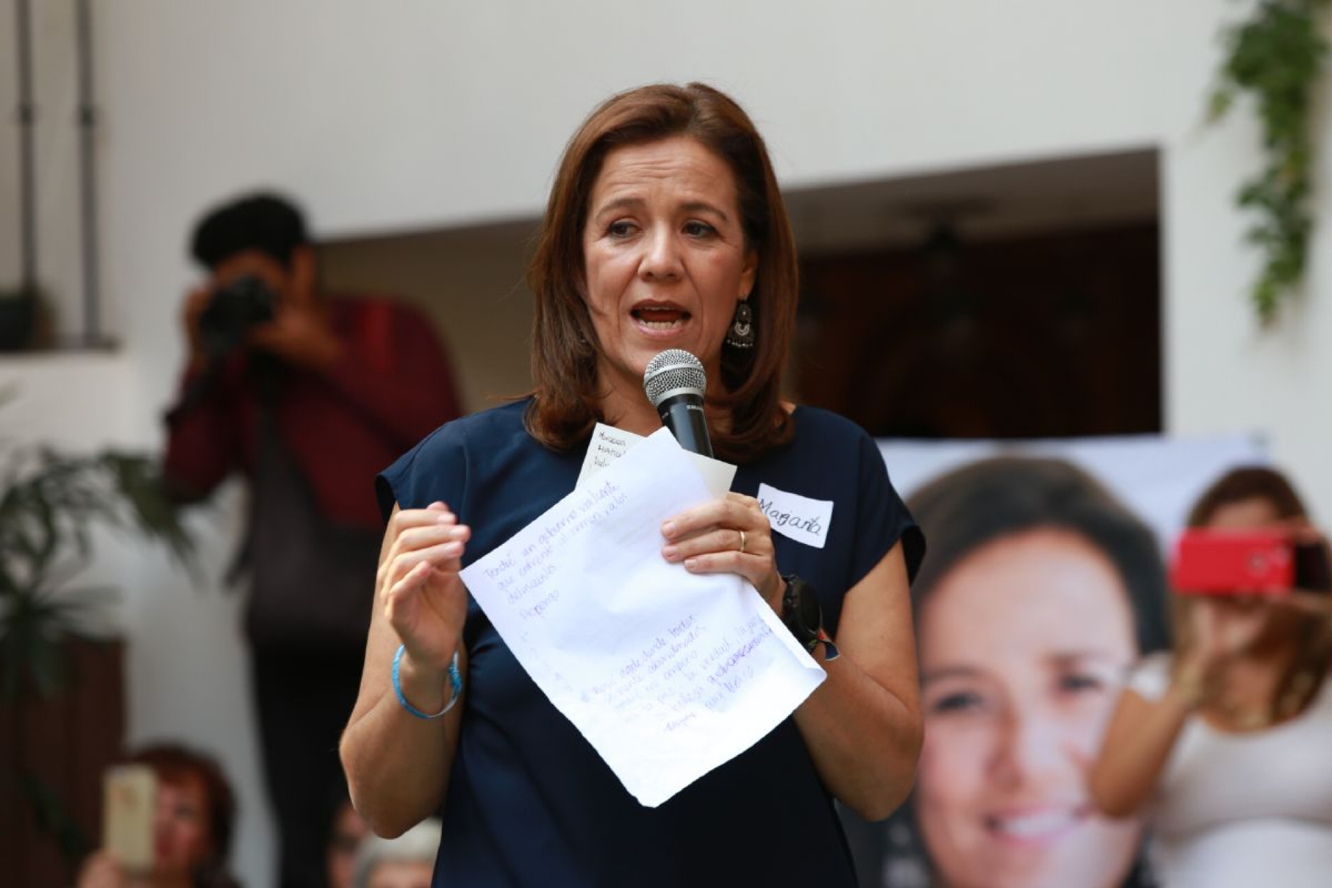 Margarita Zavala hizo proselitismo en Morelos