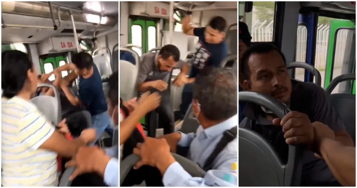 'Le acomodaron hasta las ideas': Hombre golpea a sujeto que acosaba a chica en Monterrey