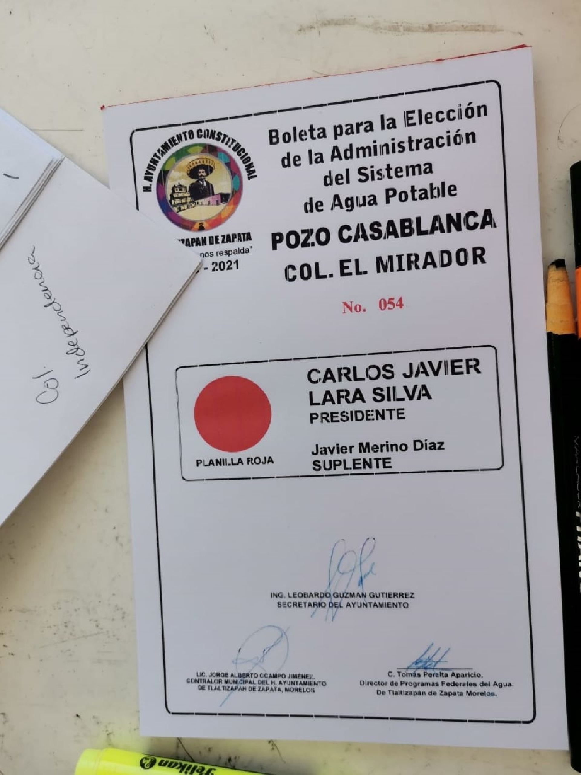 Renuevan administración del sistema de agua Casablanca
