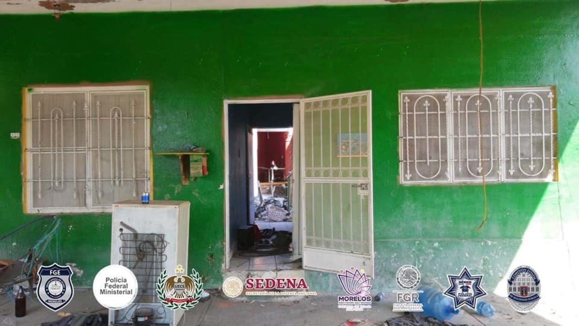 Decomisan droga en un domicilio en Mazatepec