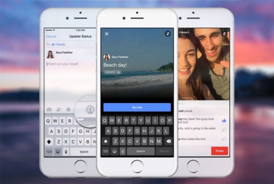 Facebook en vivo y a todo “collage”