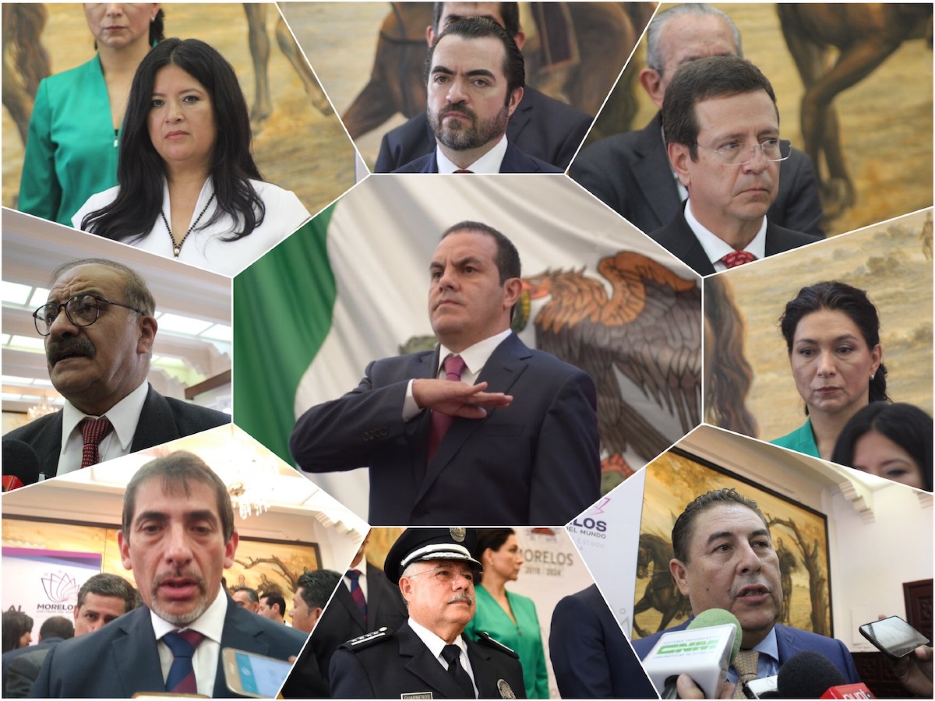 Los integrantes del gabinete