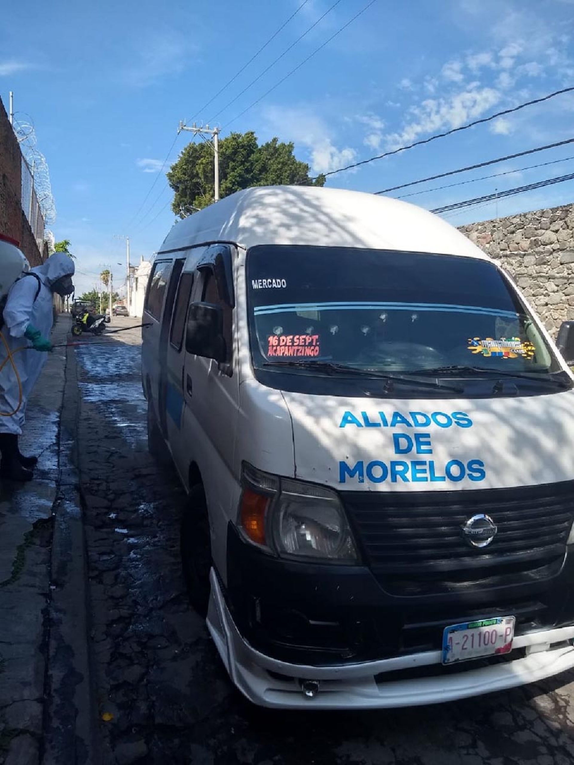 Realiza SMyT jornada de sanitización a las unidades del transporte público
