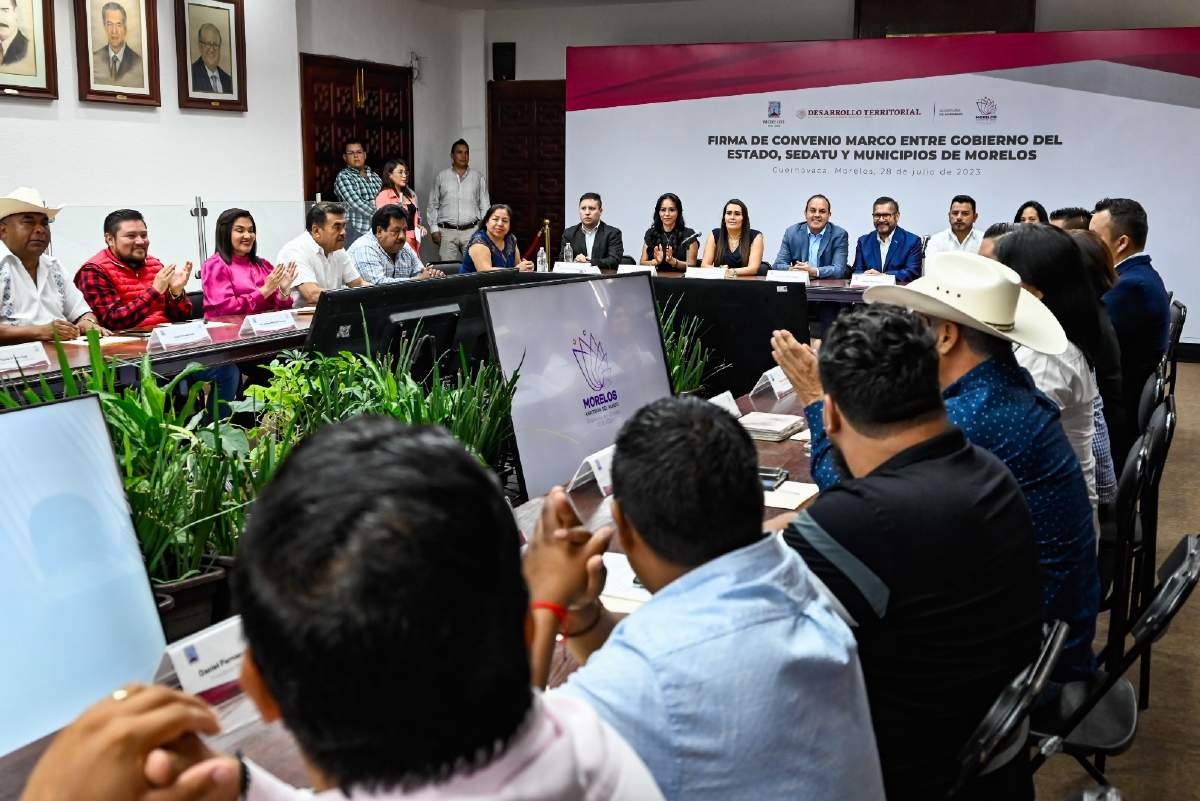 Morelos, primer estado del país en lograr recursos del programa de mejoramiento urbano para todos sus municipios
