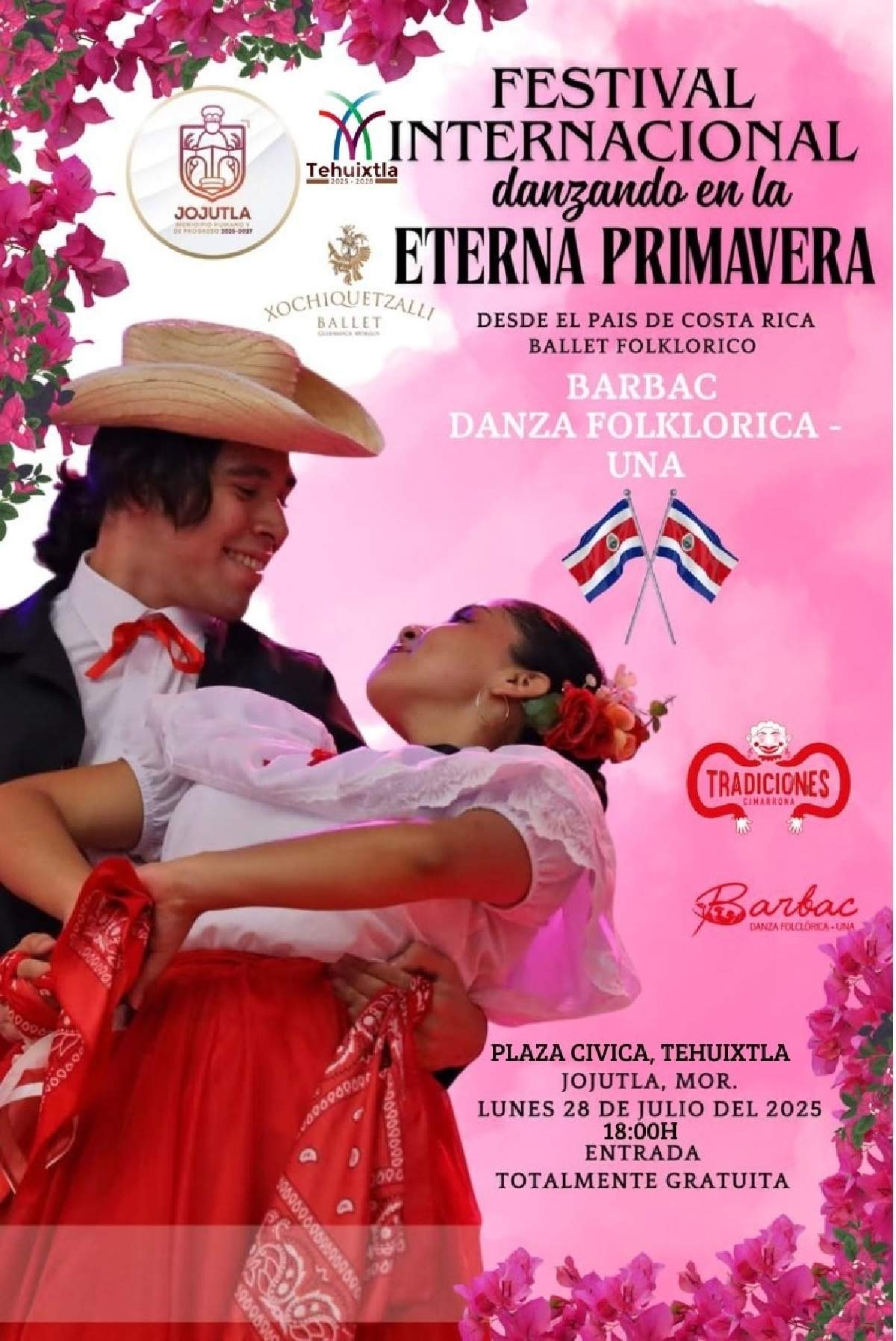 Jojutla, subsede de Festival Internacional de Danza