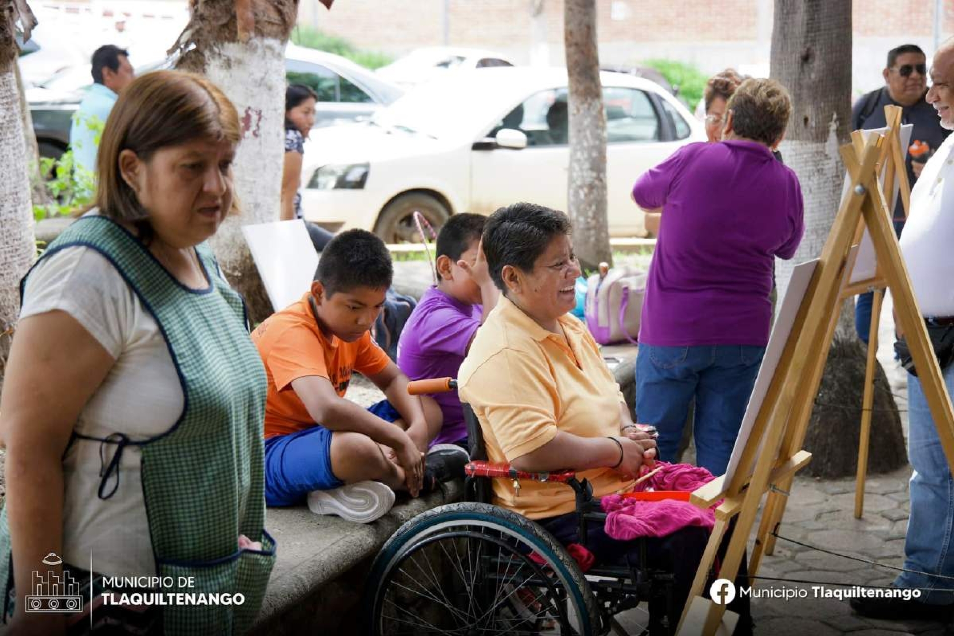 Abren curso de pintura para personas con discapacidad