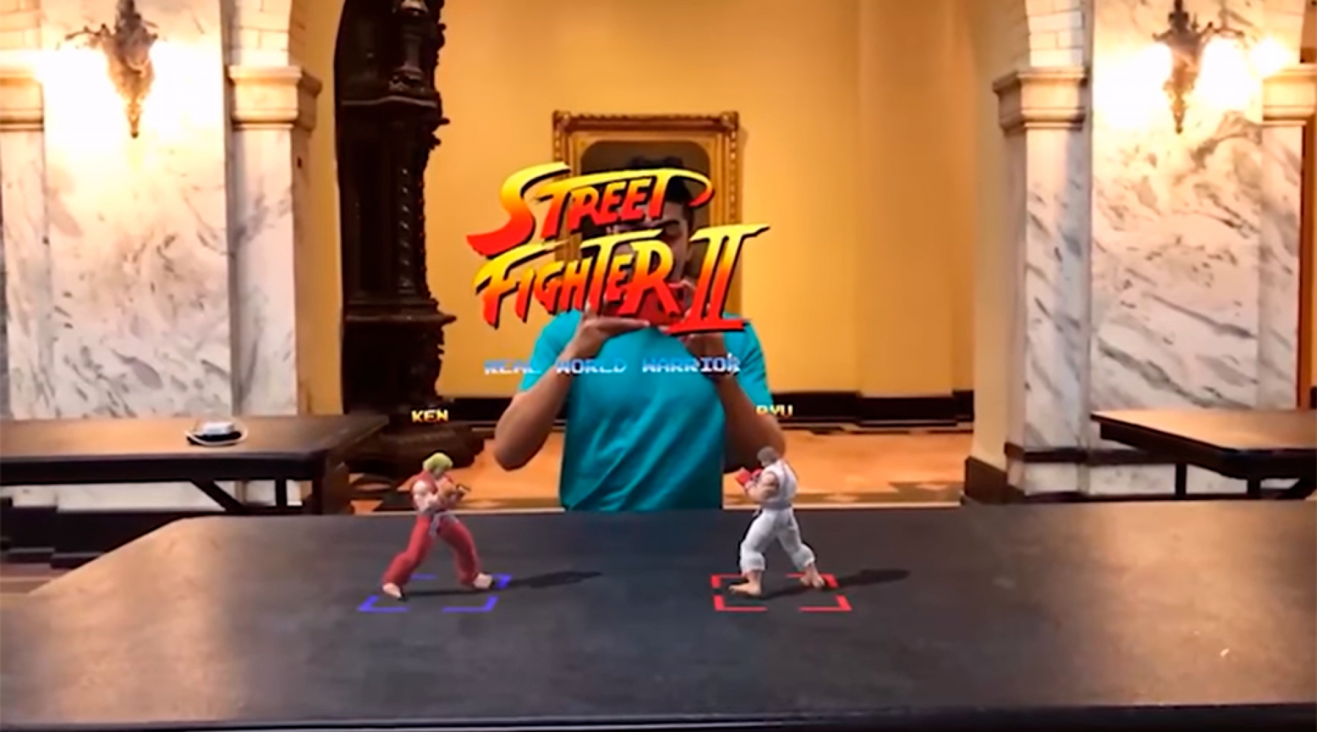 Este sorprendente concepto de Street Fighter II en realidad aumentada te hará gritar ¡Hadoken!