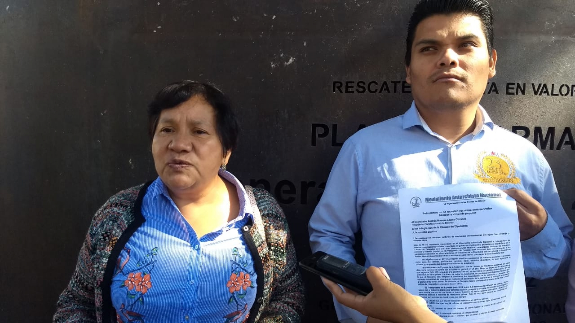 Demandan antorchistas considerar más recursos para vivienda y servicios