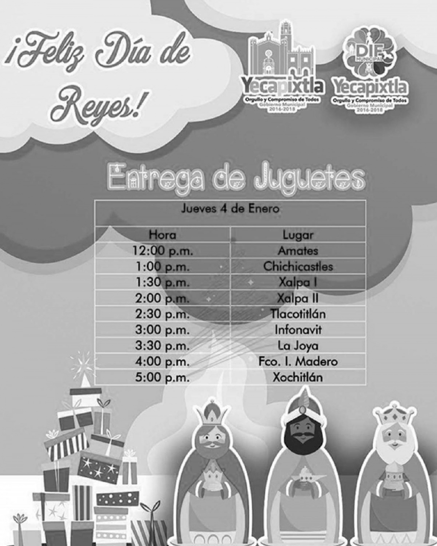 Inició la entrega de juguetes en Yecapixtla