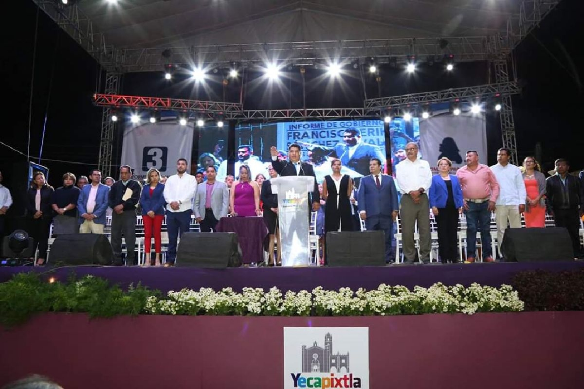 Por primera vez en la historia de Yecapixtla, toma protesta un alcalde reelecto