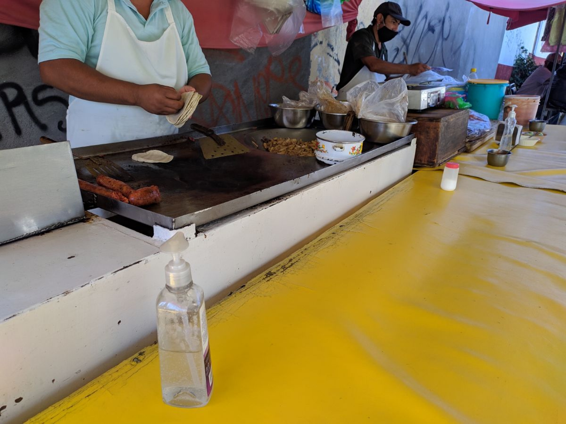 No pudo abrir un negocio fijo debido a la pandemia