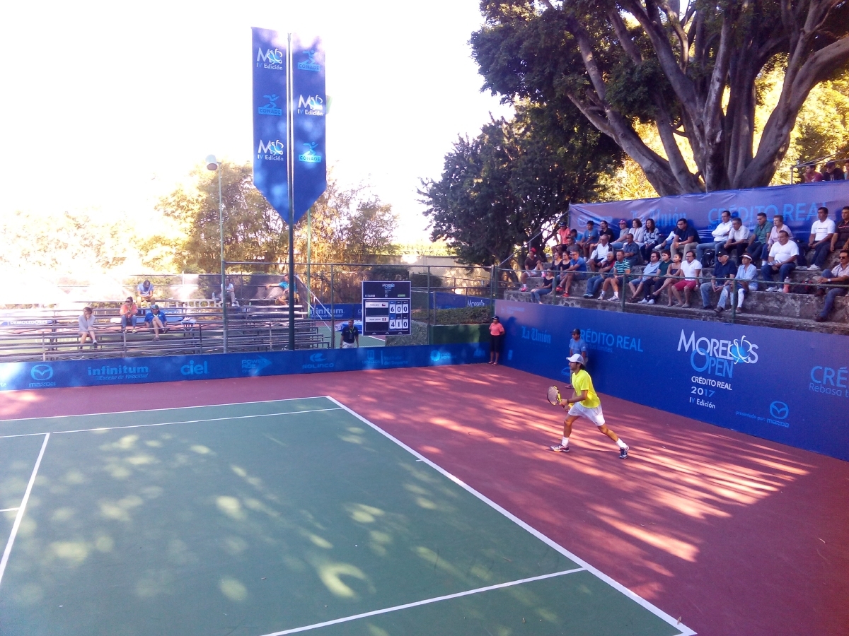 Definen semifinalistas del Morelos Open