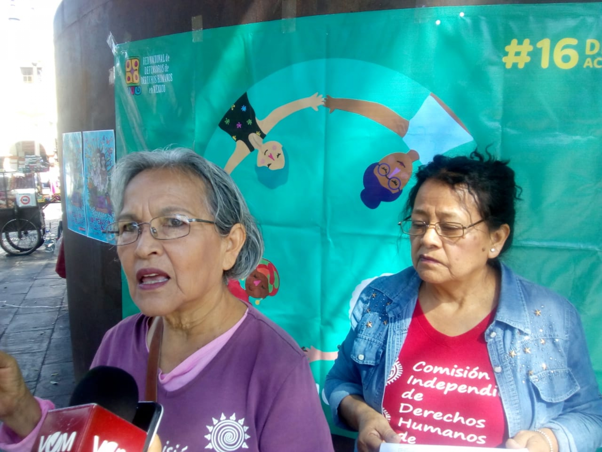 Defensoras de DDHH se manifiestan