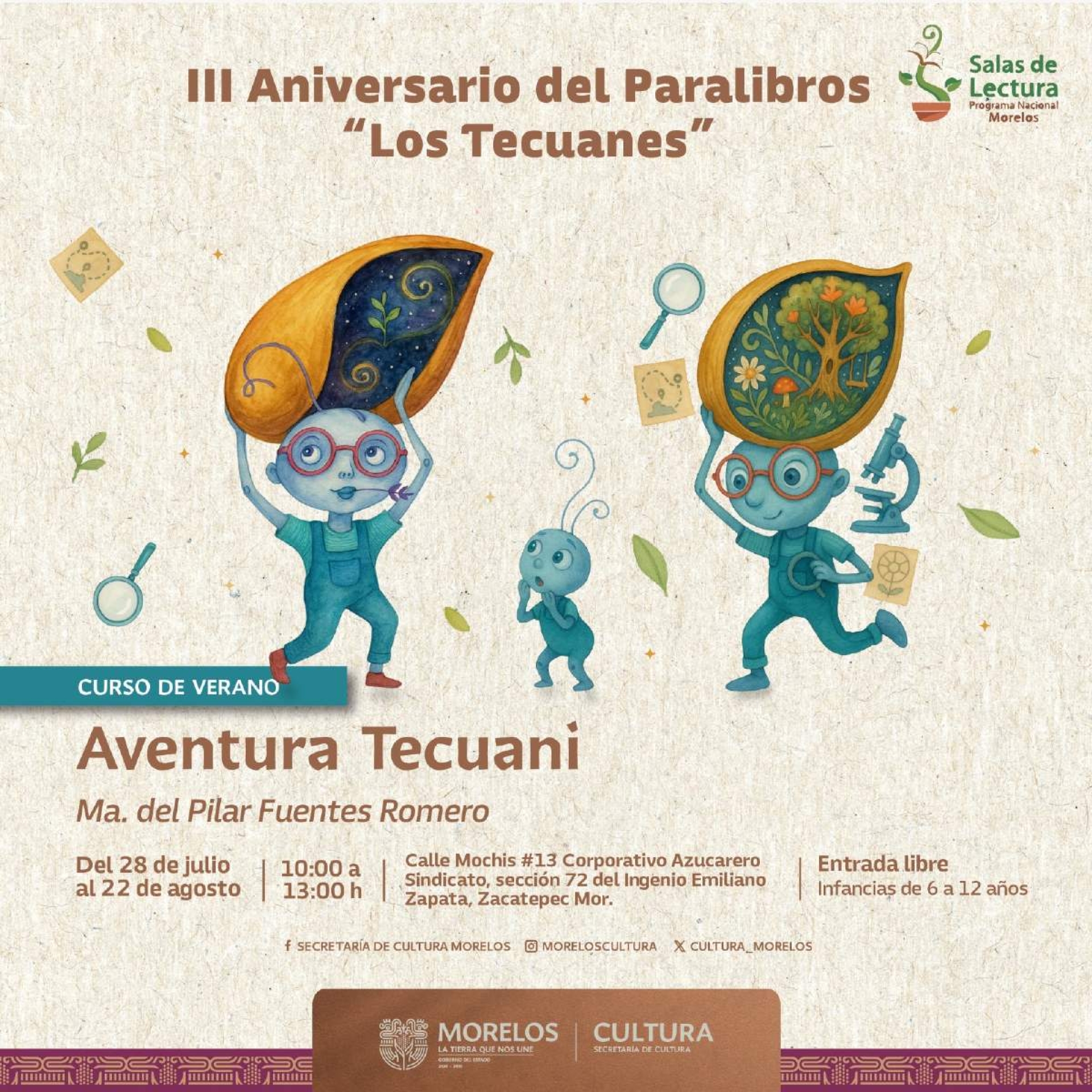 En marcha, curso de verano cultural en Zacatepec