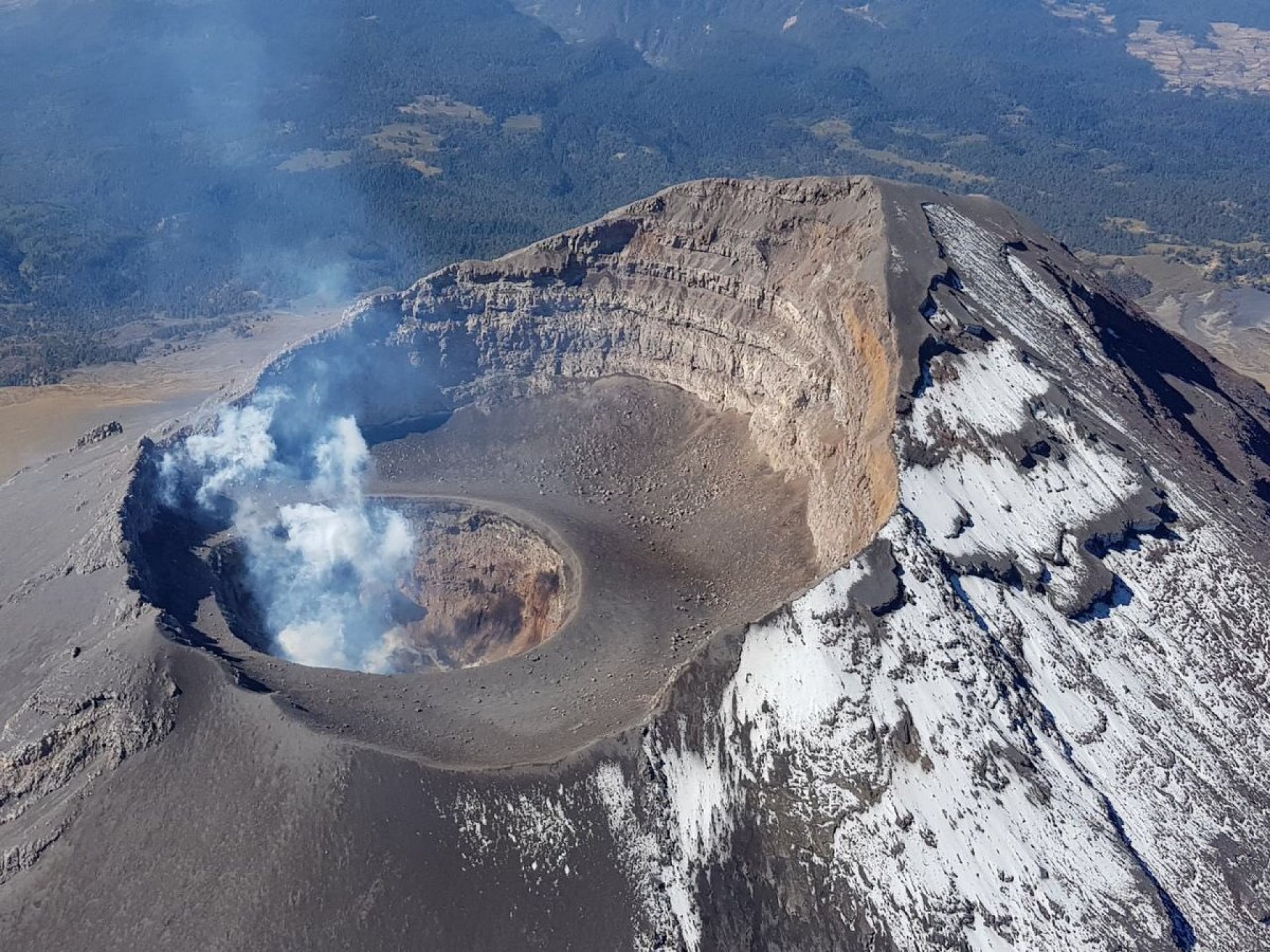 En alerta, PC por formación de nuevo domo en el Popocatépetl